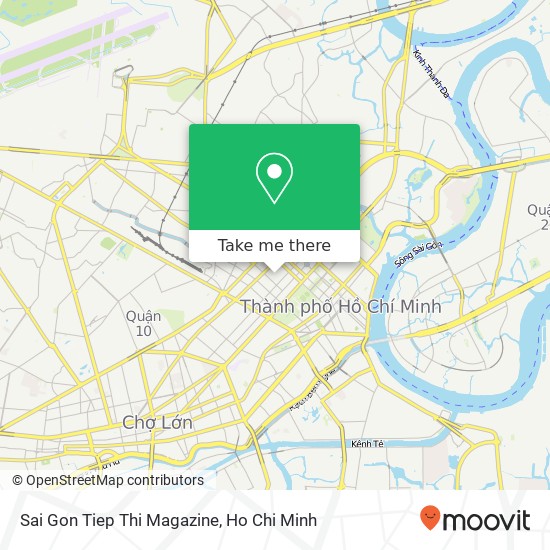 Sai Gon Tiep Thi Magazine map