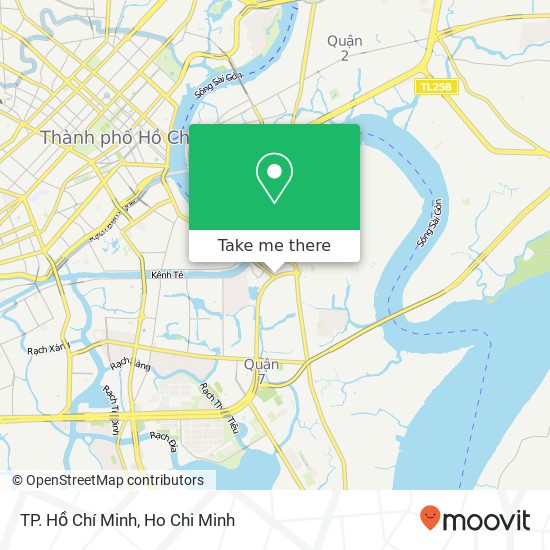 TP. Hồ Chí Minh map