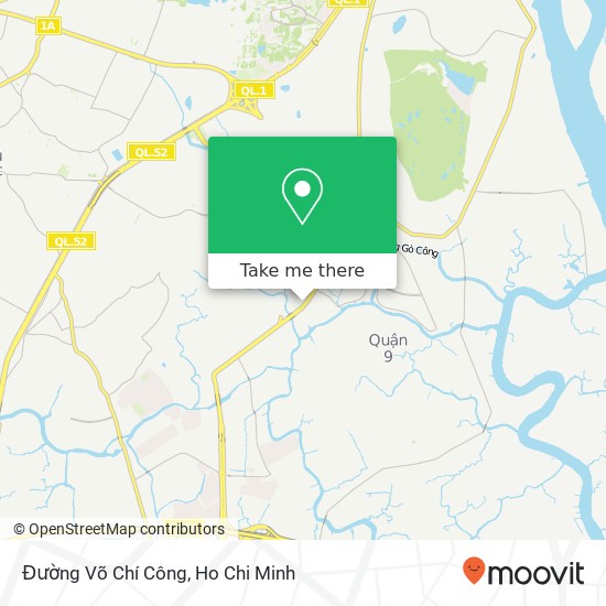 Đường Võ Chí Công map