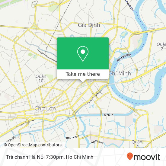 Trà chanh Hà Nội 7:30pm map