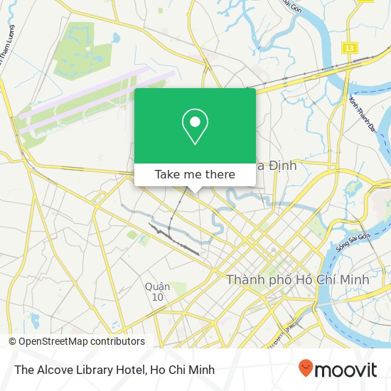 The Alcove Library Hotel map