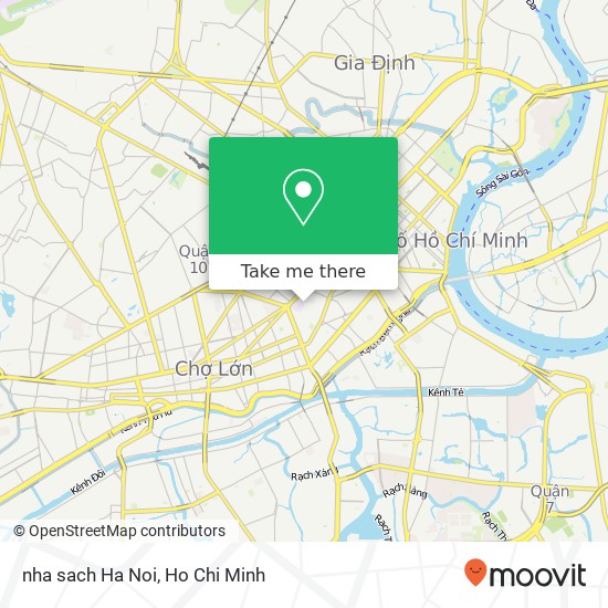 nha sach Ha Noi map