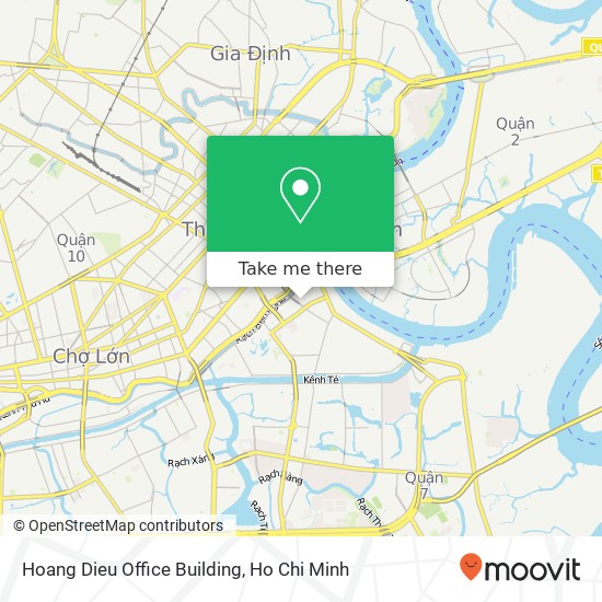 Hoang Dieu Office Building map