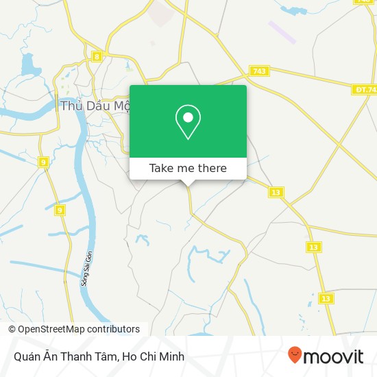Quán Ăn Thanh Tâm map