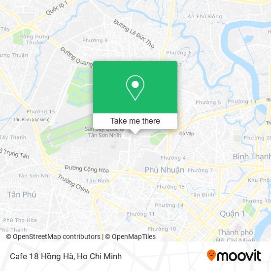 Cafe 18 Hồng Hà map