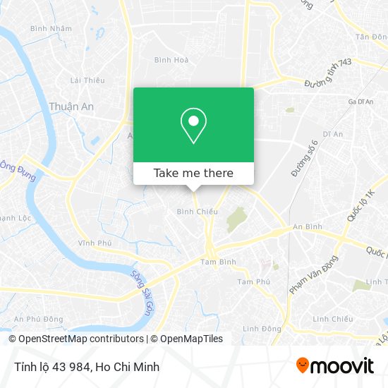 Tỉnh lộ 43 984 map