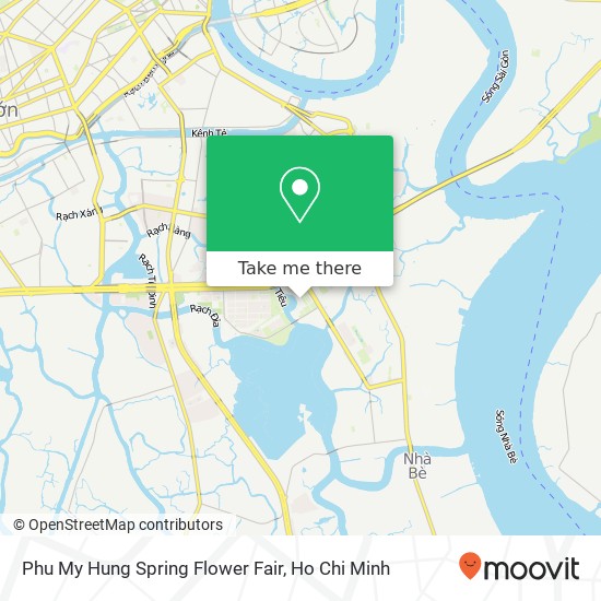 Phu My Hung Spring Flower Fair map