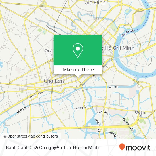 Bánh Canh Chả Cá nguyễn Trãi map