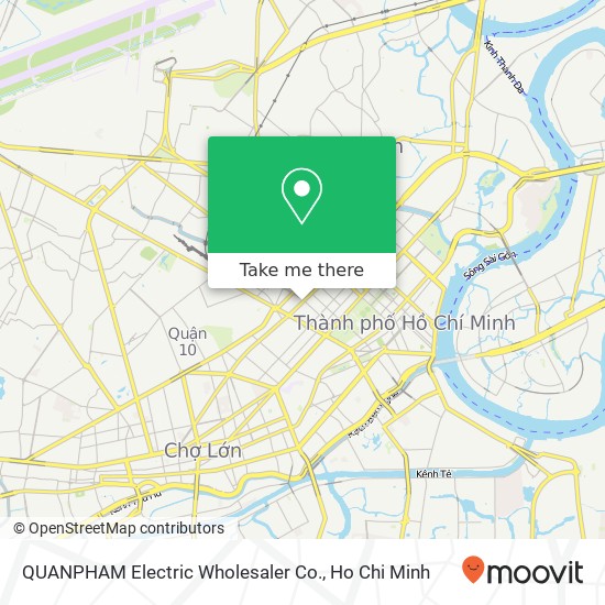 QUANPHAM Electric Wholesaler Co. map