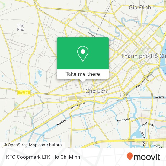 KFC Coopmark LTK map