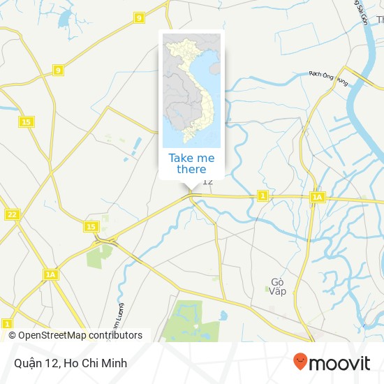 Quận 12 map