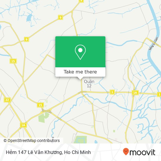 Hẻm 147 Lê Văn Khương map