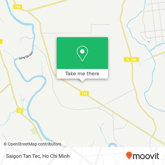 Saigon Tan Tec map