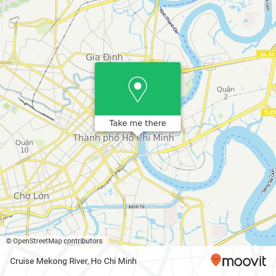 Cruise Mekong River map