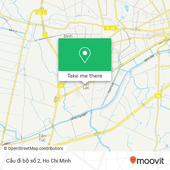 Cầu đi bộ số 2 map