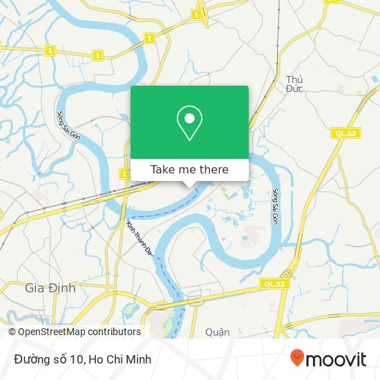 Đường số 10 map