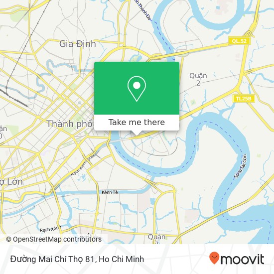 Đường Mai Chí Thọ 81 map