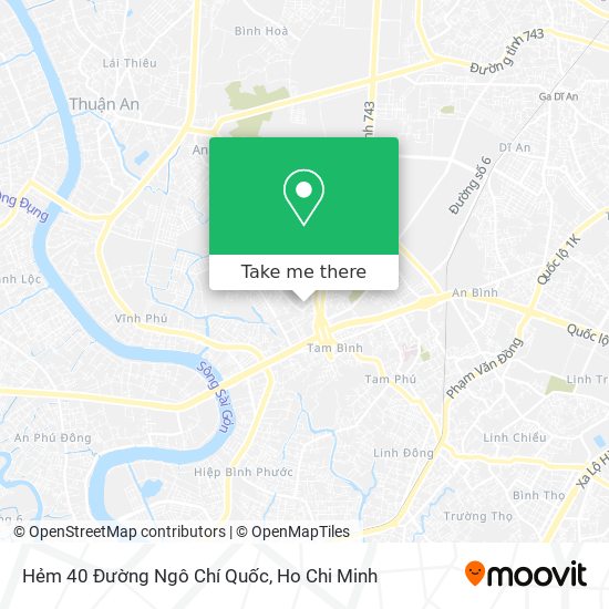 Hẻm 40 Đường Ngô Chí Quốc map