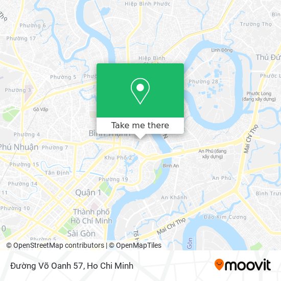 Đường Võ Oanh 57 map