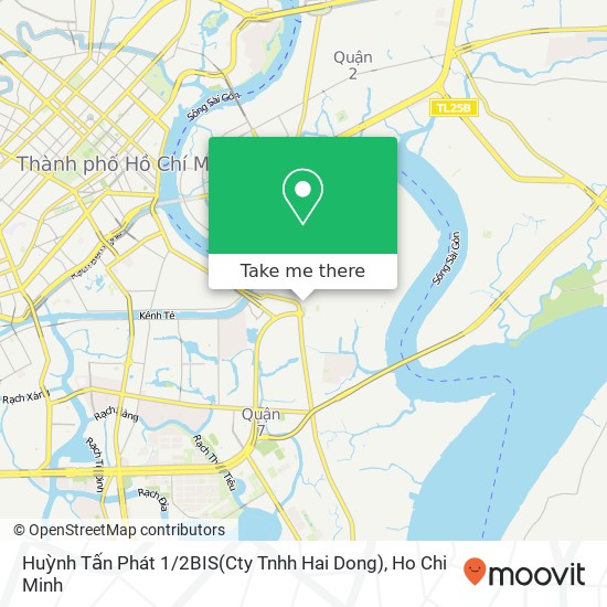 Huỳnh Tấn Phát 1 / 2BIS(Cty Tnhh Hai Dong) map