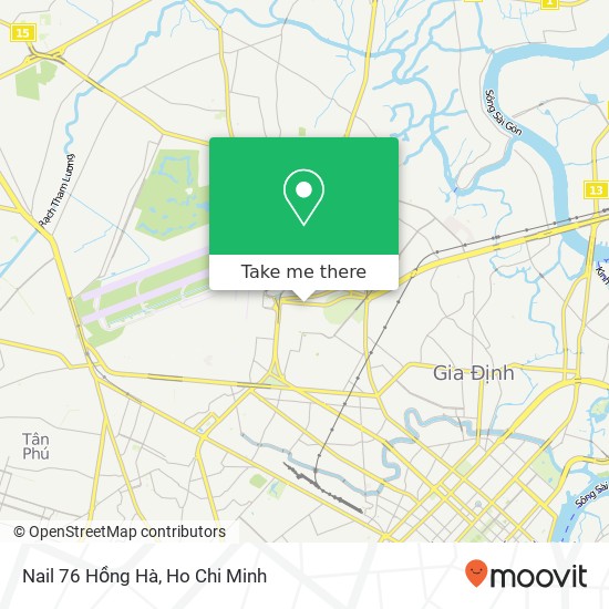 Nail 76 Hồng Hà map