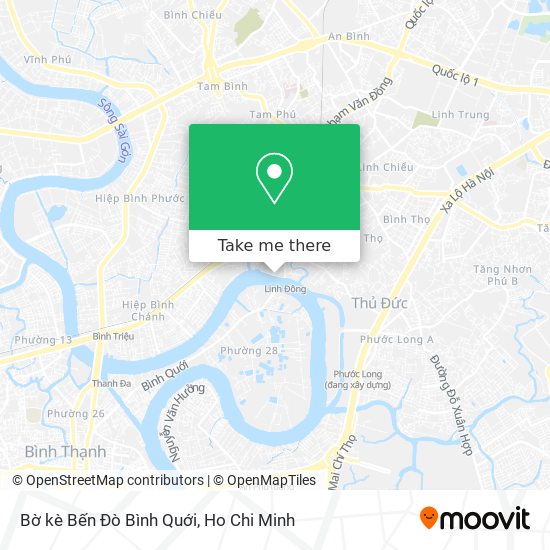 Bờ kè Bến Đò Bình Quới map