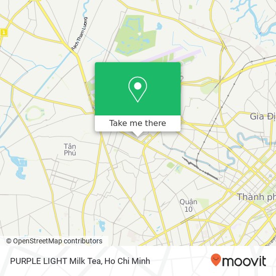 PURPLE LIGHT Milk Tea map