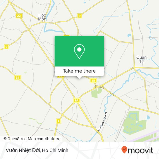 Vườn Nhiệt Đới map