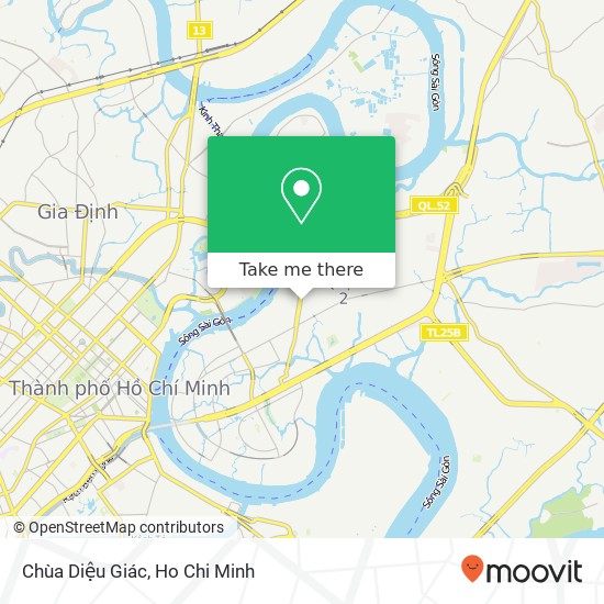 Chùa Diệu Giác map