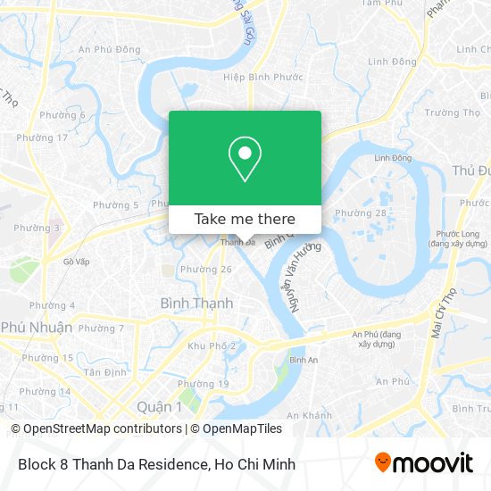 Block 8 Thanh Da Residence map