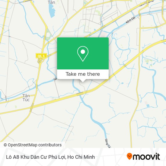 Lô A8 Khu Dân Cư Phú Lợi map