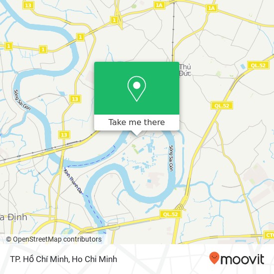 TP. Hồ Chí Minh map