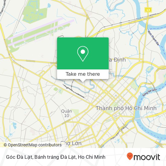 Góc Đà Lạt, Bánh tráng Đà Lạt map