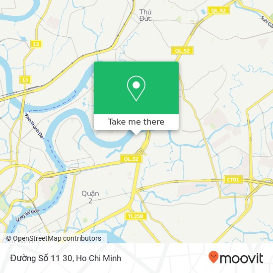 Đường Số 11 30 map