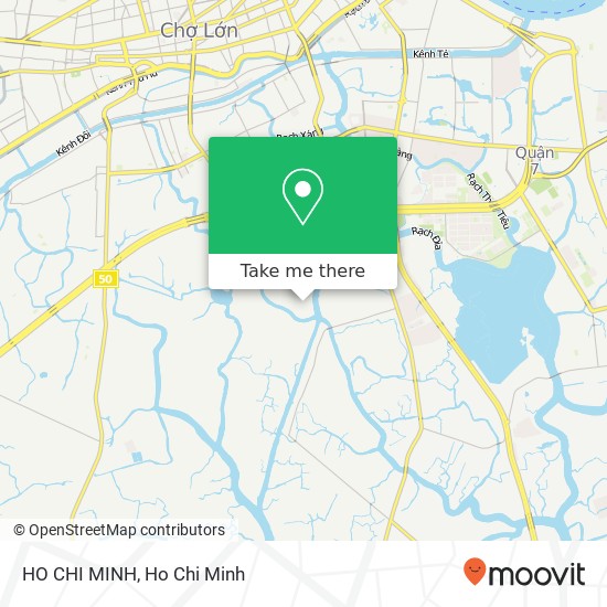 HO CHI MINH map