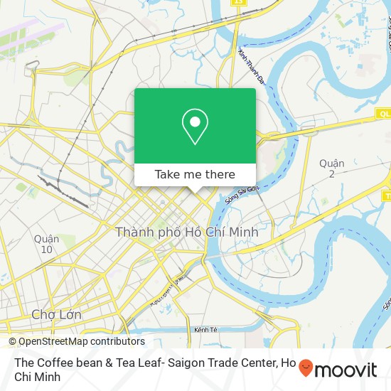 The Coffee bean & Tea Leaf- Saigon Trade Center map