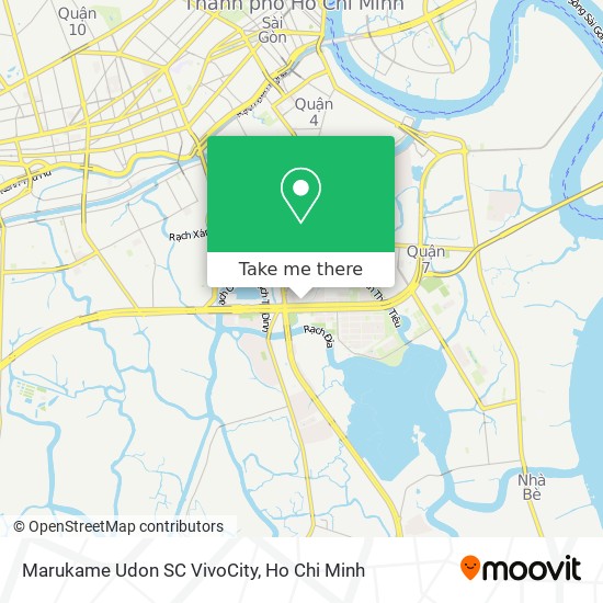 Marukame Udon SC VivoCity map
