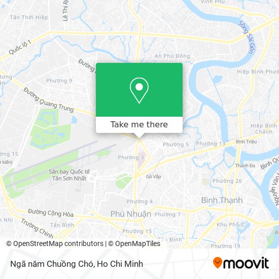 Ngã năm Chuồng Chó map