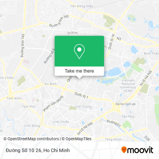 Đường Số 10 26 map