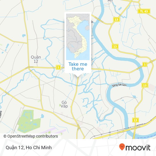 Quận 12 map