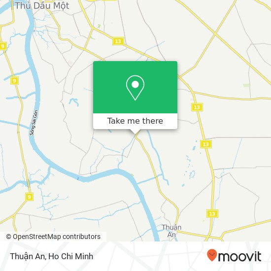 Thuận An map