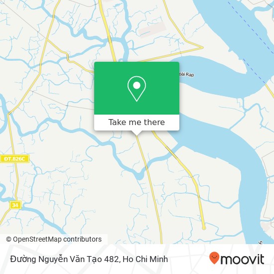 Đường Nguyễn Văn Tạo 482 map