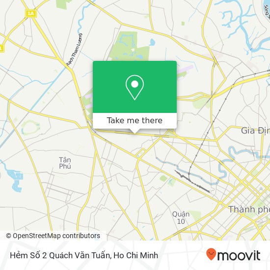 Hẻm Số 2 Quách Văn Tuấn map