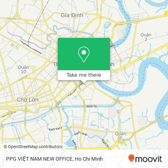 PPG VIỆT NAM NEW OFFICE map