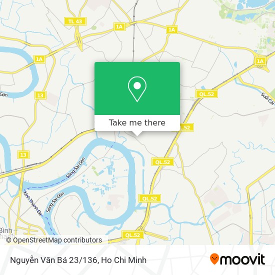 Nguyễn Văn Bá 23/136 map