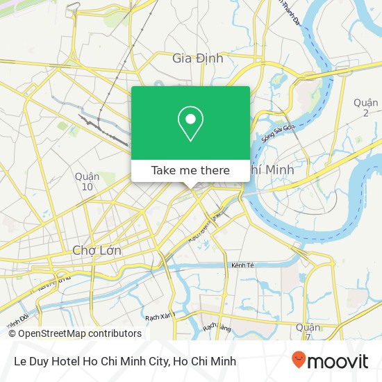 Le Duy Hotel Ho Chi Minh City map