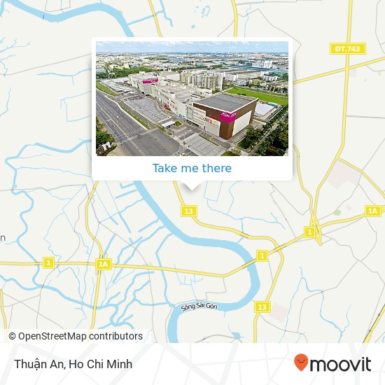 Thuận An map