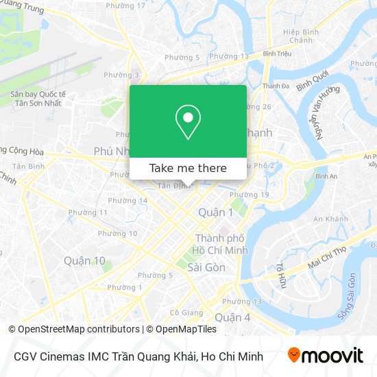CGV Cinemas IMC Trần Quang Khải map
