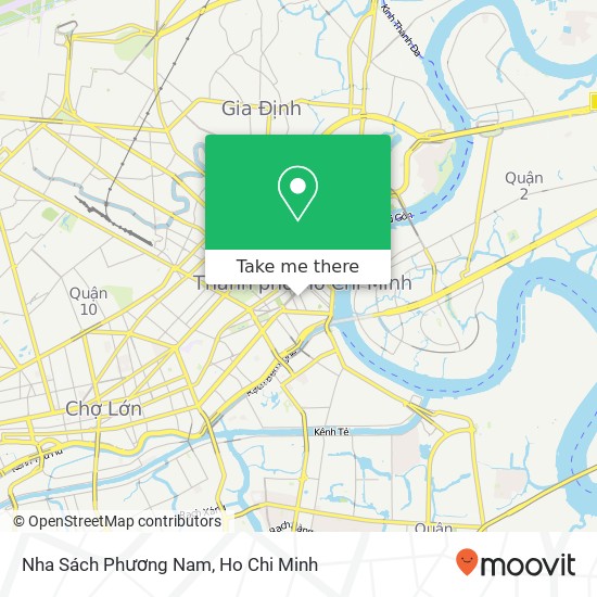 Nha Sách Phương Nam map