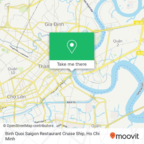 Binh Quoi Saigon Restaurant Cruise Ship map